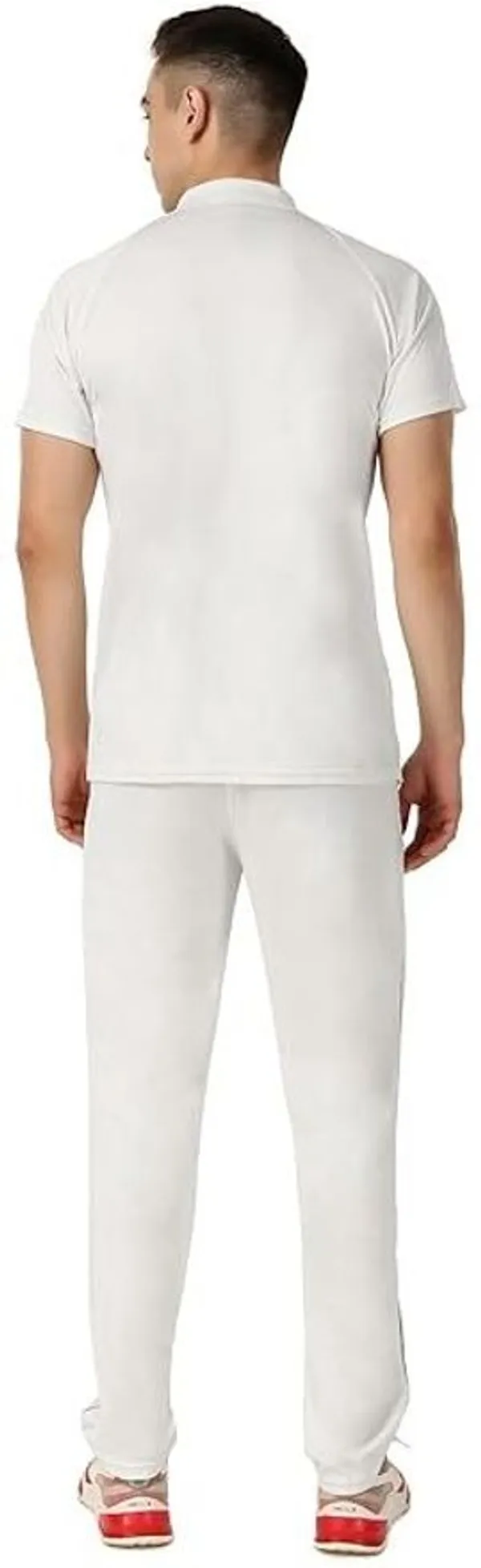 White_Polyester_Cricket_Jersey_&_Trouser_Set_For_Men