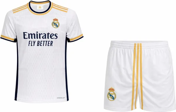 White_Linen_Regular_Fit_Football_Jersey_T-Shirt_and_Shorts_Set_For_Men