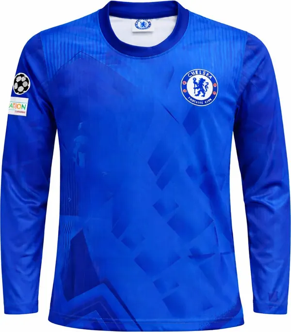 Blue_Polyester_Full_Sleeve_Round_Neck_T-Shirt_For_Men