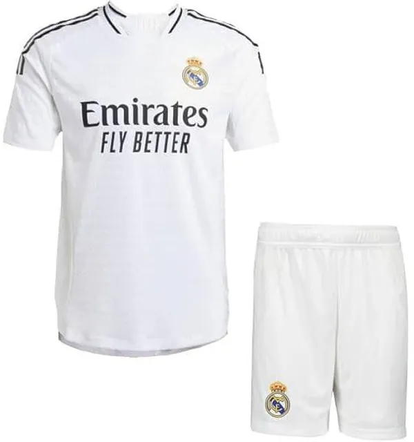 White_Linen_Regular_Fit_Real_Madrid_Football_T-Shirt_For_Men