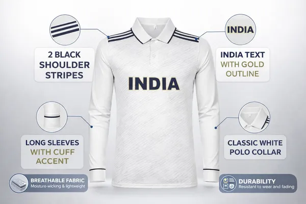 White_Linen_Zip_Neck_Full_Sleeve_India_Sports_Jersey_For_Men