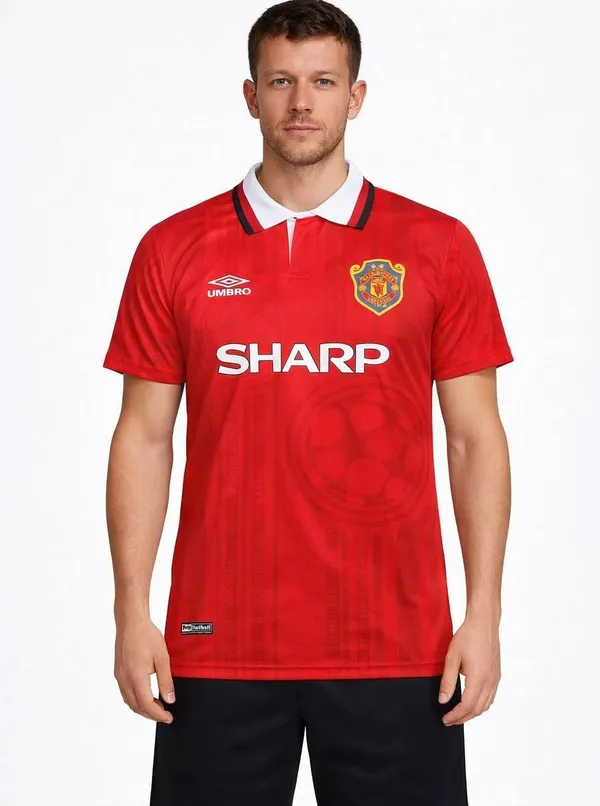 Red_Linen_Half_Sleeve_Polo_Neck_Football_T-Shirt_For_Men