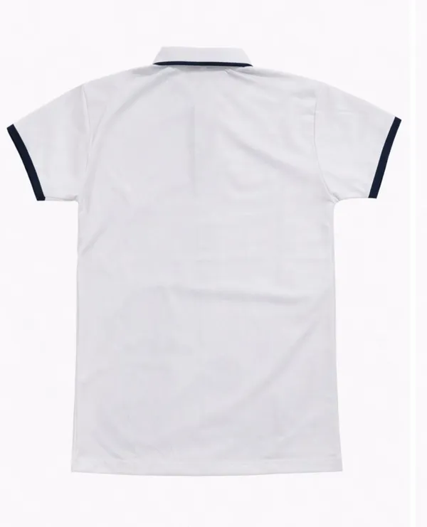 White_Linen_Polo_Neck_T-Shirt_For_Men