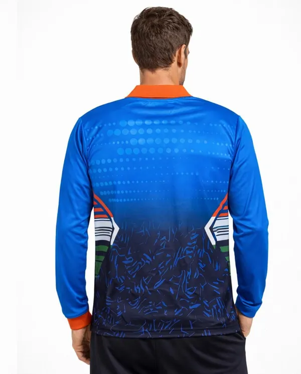 Blue_Orange_Polyester_Full_Sleeve_Polo_Neck_Cricket_T-Shirt_For_Men