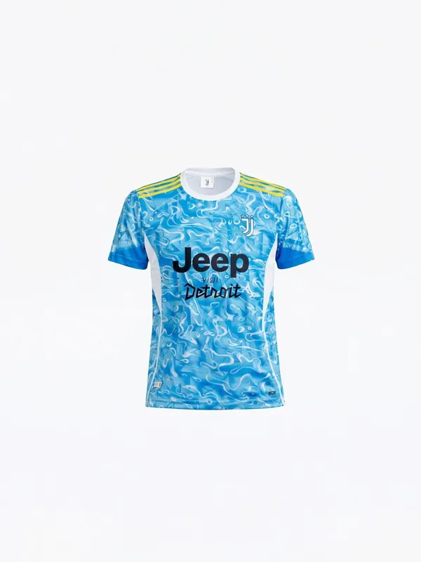 Light_Blue_Linen_Juventus_Football_T-Shirt_For_Men