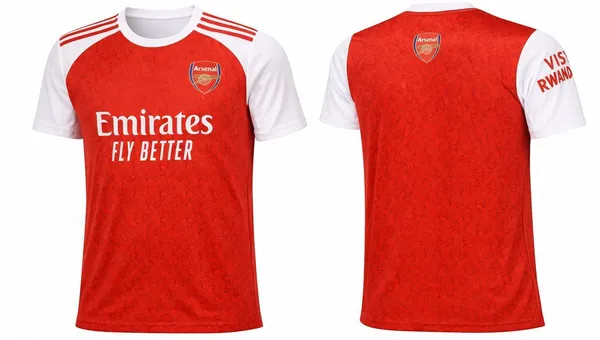 Red_Linen_Arsenal_Round_Neck_Football_Sports_T-Shirt_For_Men