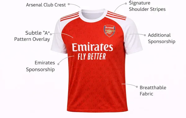 Red_Linen_Arsenal_Round_Neck_Football_Sports_T-Shirt_For_Men