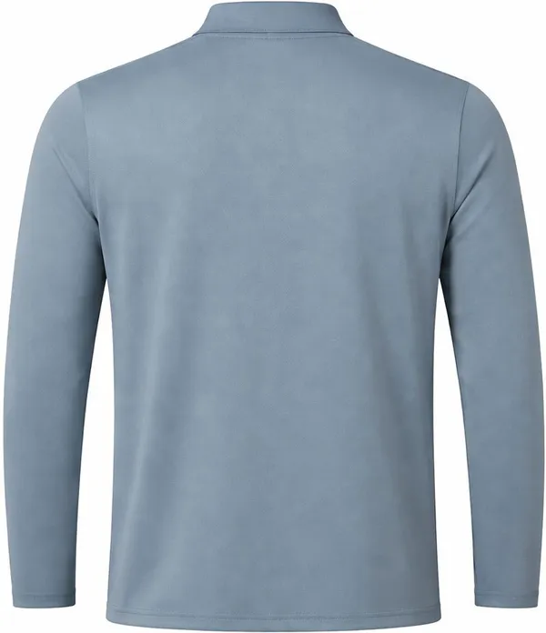 Multicolor_Linen_Full_Sleeve_Polo_Neck_Football_T-Shirt_For_Men