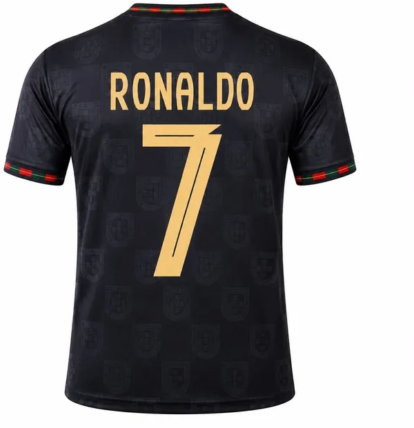 Black_Linen_Round_Neck_Portugal_No._7_Football_Jersey_For_Men