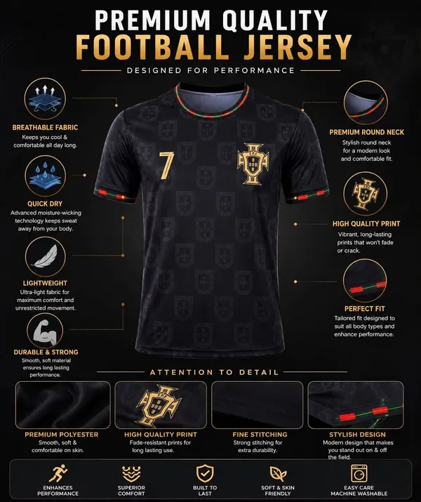 Black_Linen_Round_Neck_Portugal_No._7_Football_Jersey_For_Men