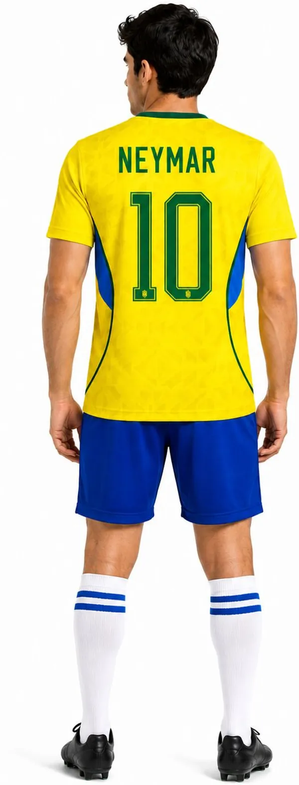 Yellow_Linen_Printed_Football_Jersey_Set_For_Men