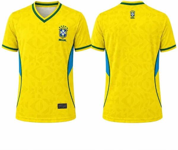 Yellow_Linen_Printed_T-Shirt_For_Men
