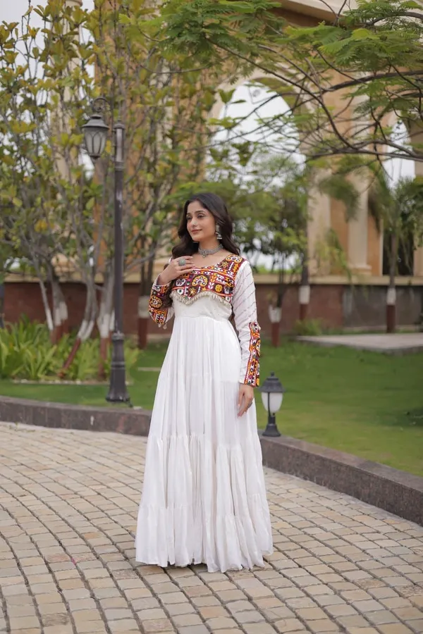 Sm_Rayon_Navratri_Gown_With_Mukaish_Gamthi_Embroidery_Maroon