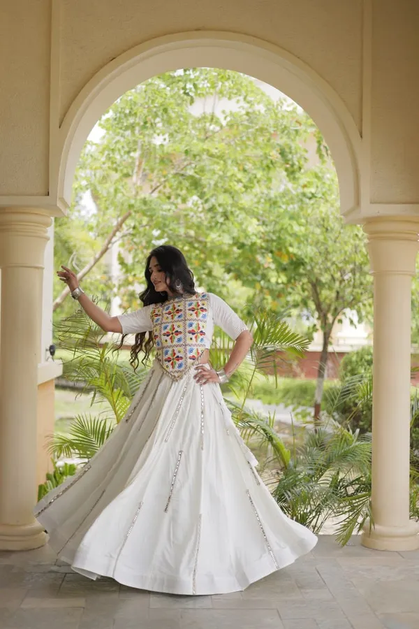 Sm_Rayon_Mirror_Work_Lehenga_With_Embroidered_Blouse_White