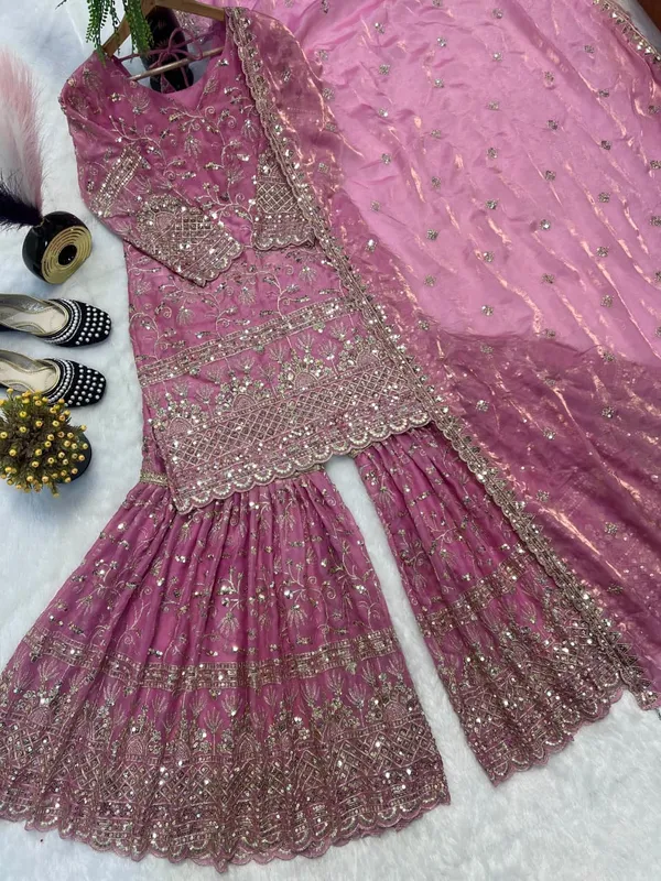 Sm_Designer_Fancy_Crushed_Silk_Sharara_Suit_Set_With_5mm_Sequence_Embroidery_Dupatta_Rust_Orange