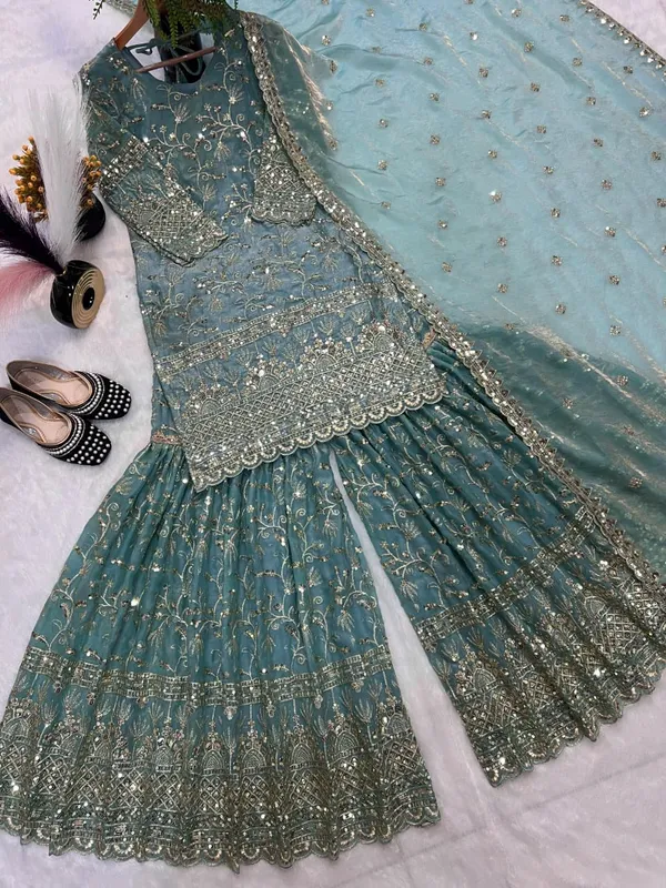 Sm_Designer_Fancy_Crushed_Silk_Sharara_Suit_Set_With_5mm_Sequence_Embroidery_Dupatta_Rust_Orange