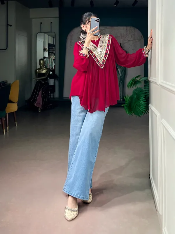 Sm_Handcrafted_Gamthi_Real_Mirror_Work_Garba_Glam_Cape_Top_Bell_Sleeves_Default_Title