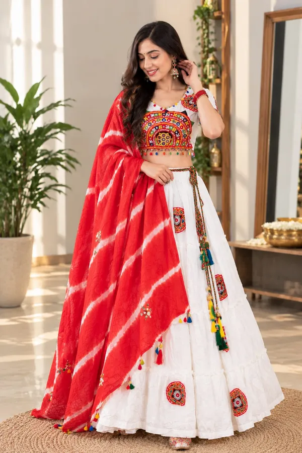 Sm_Traditional_Paithani_Embroidered_Pure_Cotton_Chaniya_Choli_With_Tassels_Full_Set_Default_Title