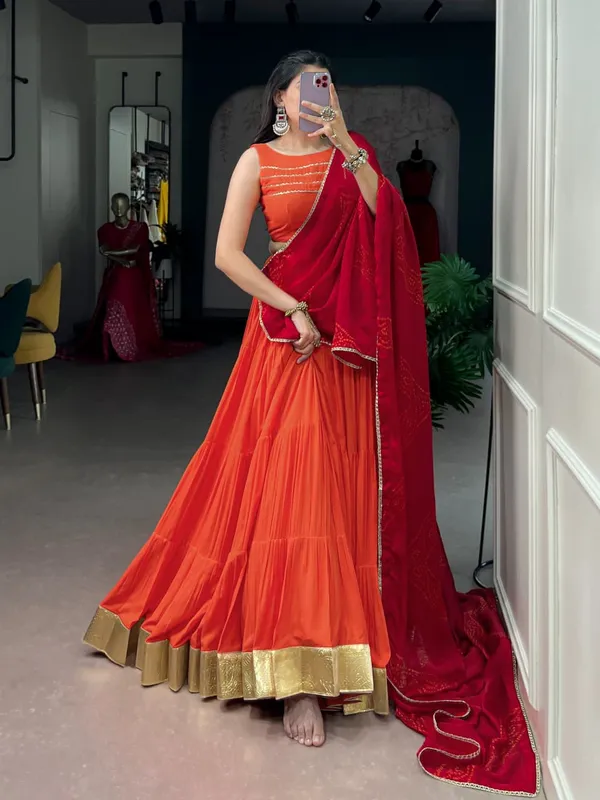 Sm_Grand_Flair_Rayon_Lehenga_Choli_Set_With_Embossed_Lace_Satin_Chiffon_Dupatta_Default_Title