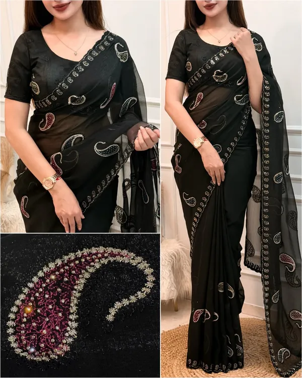 Sm_Melbourne_Simmer_Silk_Saree_With_Kashmiri_Thread_Embroidery_Swarovski_Diamond_Work_Black