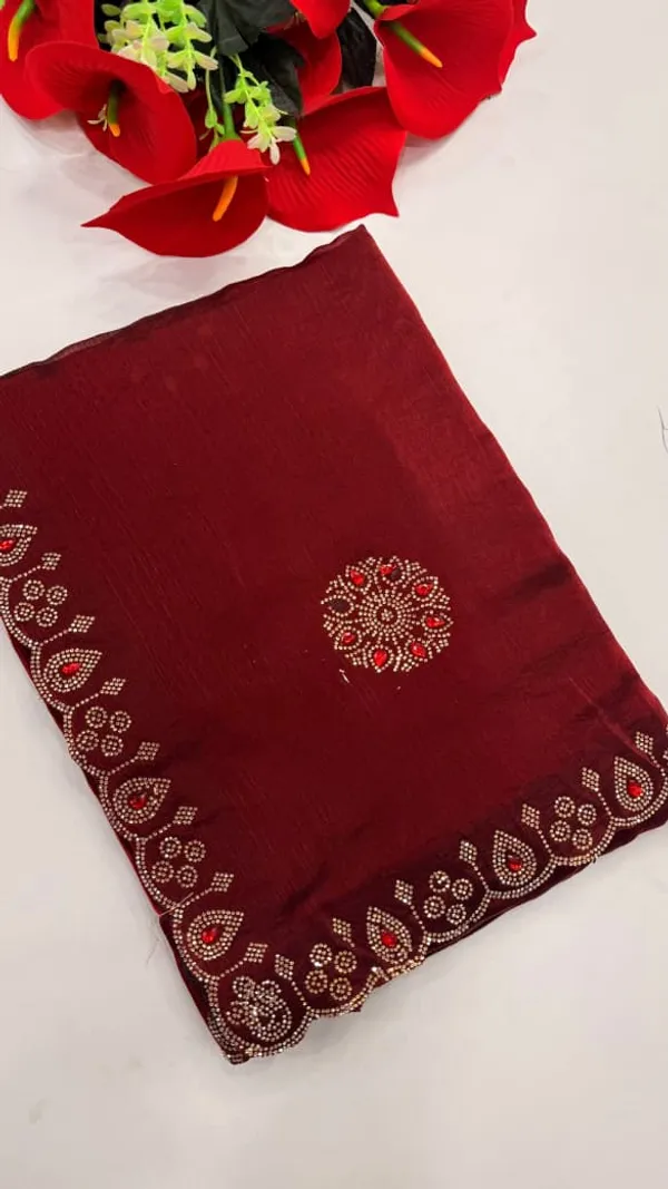 Sm_Heavy_Pure_Chiffon_Fendi_Silk_Saree_With_Handwork_Jarkan_Stone_Detailing_Maroon