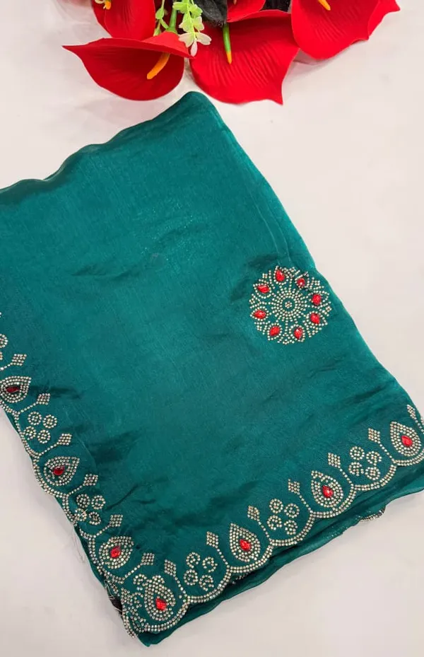 Sm_Heavy_Pure_Chiffon_Fendi_Silk_Saree_With_Handwork_Jarkan_Stone_Detailing_Teal_Green