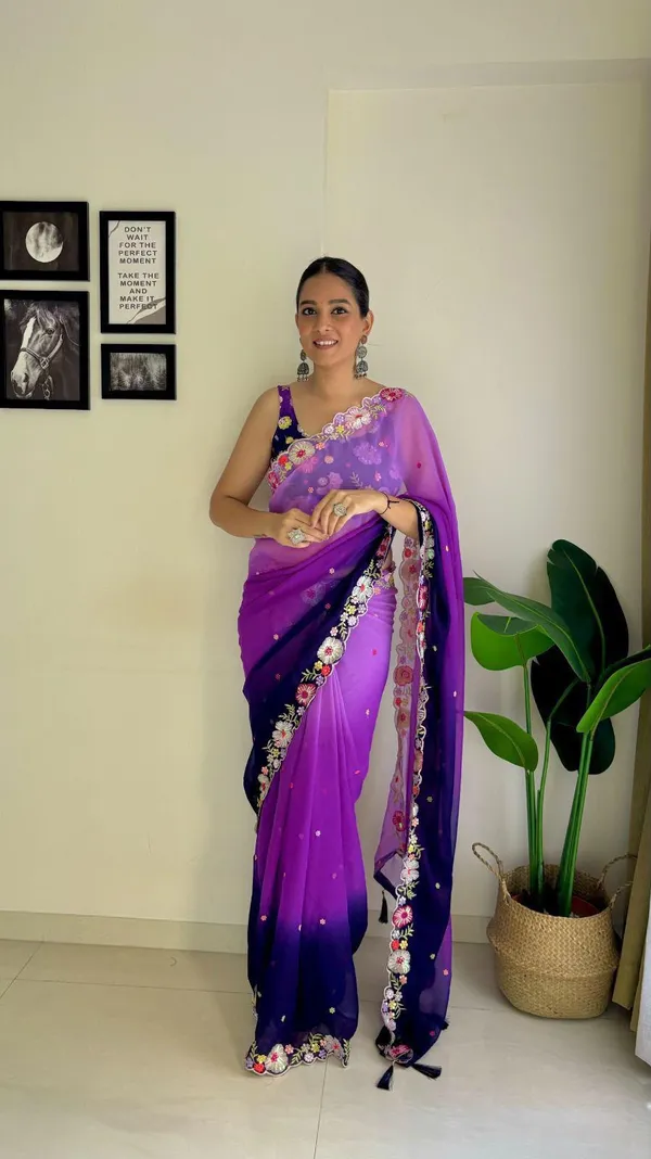 Sm_Trending_Heavy_Soft_Georgette_Party_Wear_Sarees_Purple