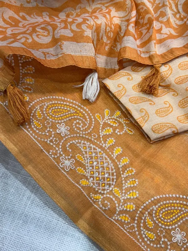 Sm_Designer_Cotton_Festive_Saree_With_Thread_Sequin_Embroidery_Sunset_Yellow