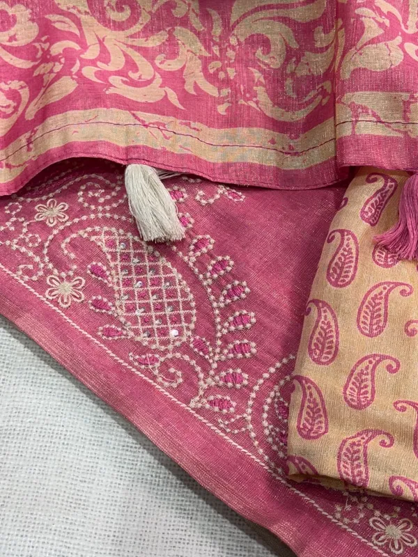 Sm_Designer_Cotton_Festive_Saree_With_Thread_Sequin_Embroidery_Rani_Pink
