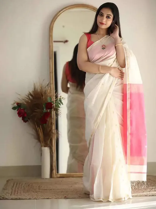 Sm_Soft_Linen_Slub_Festive_Saree_With_All_Over_Jacquard_Weaving_Off_White