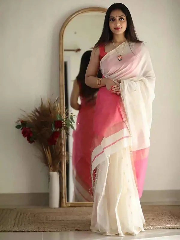 Sm_Soft_Linen_Slub_Festive_Saree_With_All_Over_Jacquard_Weaving_Rust_Orange