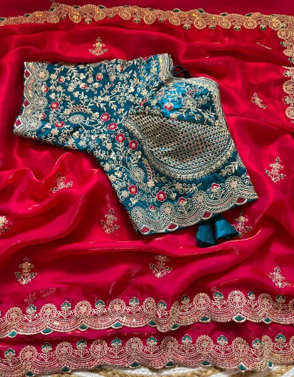 Sm_Designer_Sequence_And_Thread_Work_Space_Silk_Festive_Saree_Deep_Wine