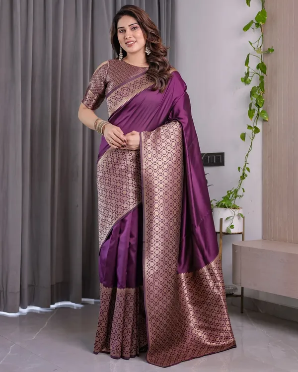 Sm_Pure_Banarasi_Silk_Saree_With_Elegant_Zari_Weaving_Rani_Pink