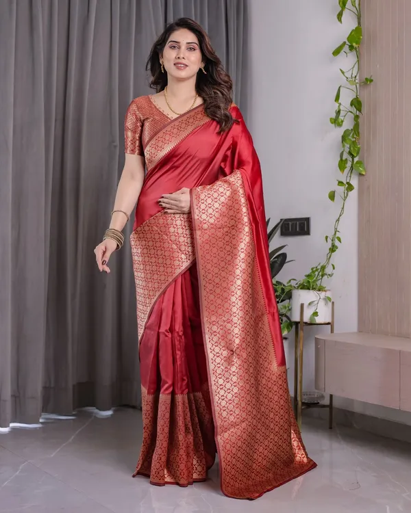 Sm_Pure_Banarasi_Silk_Saree_With_Elegant_Zari_Weaving_Rani_Pink