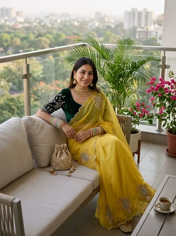 Sm_Maharani_Pure_Soft_Shimmer_Silk_Saree_With_Hand_Cutdana_Moti_Work_And_Velvet_Blouse_Sage_Green