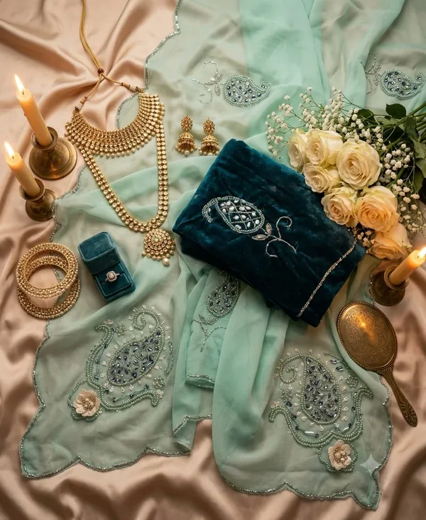 Sm_Maharani_Pure_Soft_Shimmer_Silk_Saree_With_Hand_Cutdana_Moti_Work_And_Velvet_Blouse_Sky_Blue
