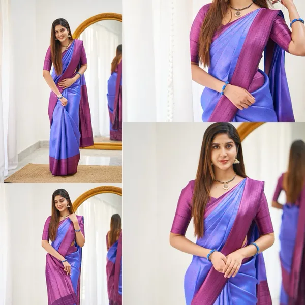 Sm_Soft_Lichi_Silk_Saree_With_Rich_Jacquard_Pallu_Iris_Blue