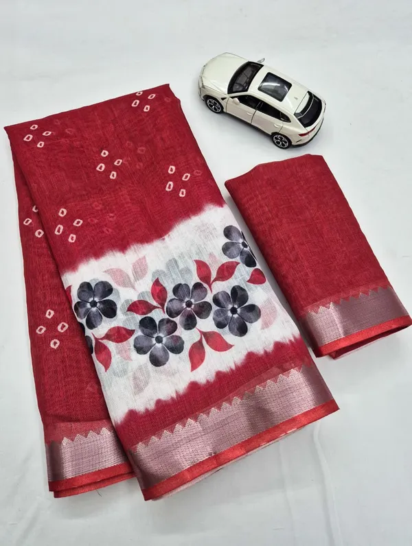 Sm_Designer_Digital_Printed_Soft_Linen_Saree_With_Traditional_Mangalagiri_Border_Brown