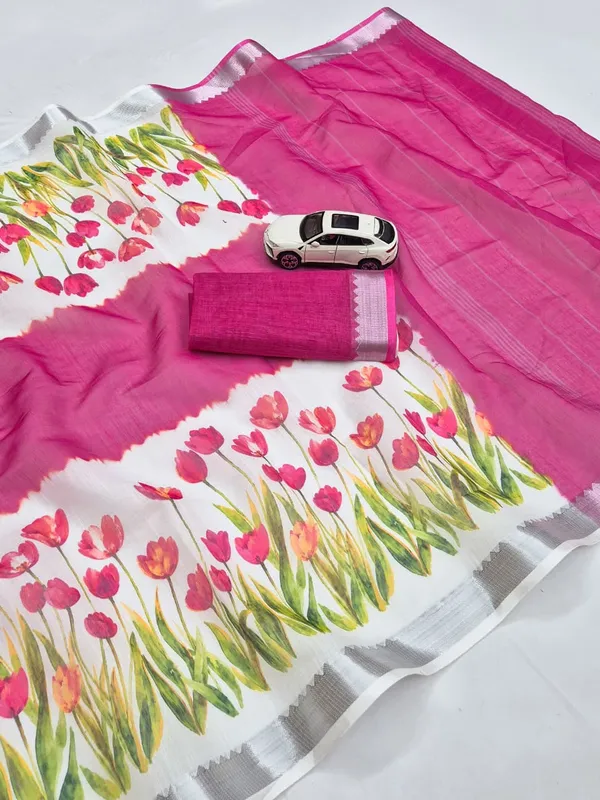 Sm_Designer_Digital_Printed_Soft_Linen_Saree_With_Traditional_Mangalagiri_Border_Brown