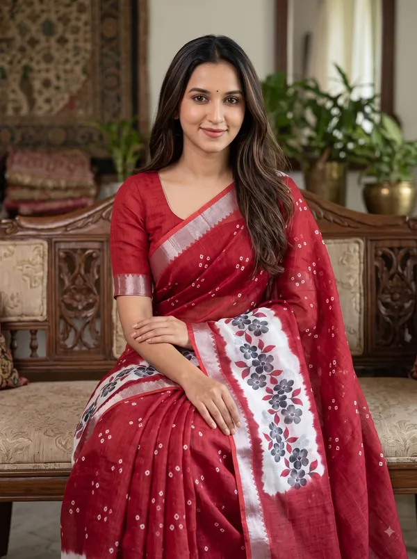 Sm_Designer_Digital_Printed_Soft_Linen_Saree_With_Traditional_Mangalagiri_Border_Brown