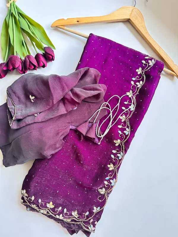 Sm_Karwa_Chauth_Special_Pure_Chiffon_Handwork_Saree_Wine_Purple