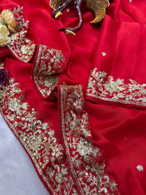 Sm_Karwa_Chauth_Special_Crimson_Red_Rangoli_Silk_Saree_Default_Title