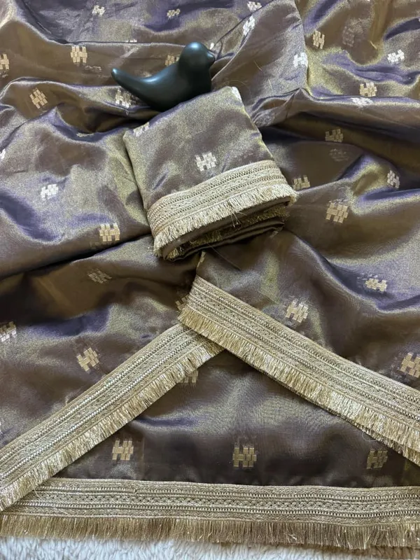 Sm_Premium_Tussar_Silk_Saree_With_Woven_Jacquard_Buti_Sabyasachi_Inspired_Designer_Lace_Border_Charcoal_Grey
