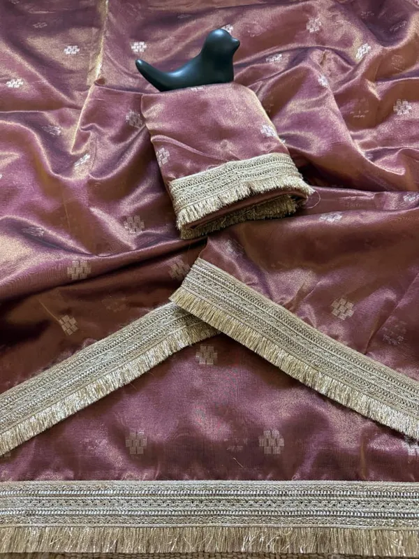 Sm_Premium_Tussar_Silk_Saree_With_Woven_Jacquard_Buti_Sabyasachi_Inspired_Designer_Lace_Border_Charcoal_Grey