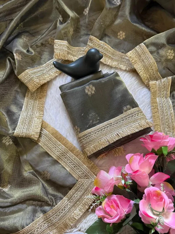Sm_Premium_Tussar_Silk_Saree_With_Woven_Jacquard_Buti_Sabyasachi_Inspired_Designer_Lace_Border_Charcoal_Grey
