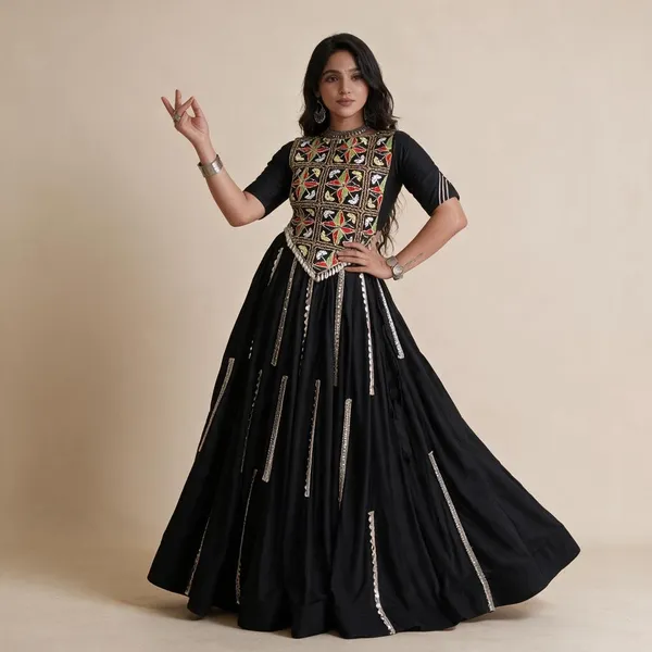 Black_Rayon_Mirror_Work_Embroidered_Lehenga_Choli_For_Women