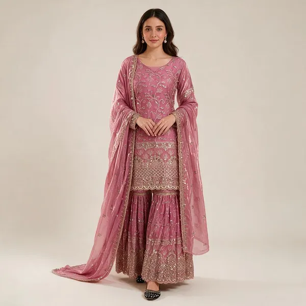 Dusty_Rose_Crushed_Silk_Sequence_Embroidered_Sharara_Set_For_Women