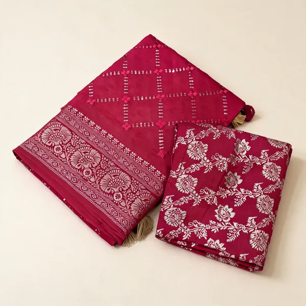 Rani_Pink_Viscose_Mysore_Crepe_Sequin_Zari_Woven_Saree_For_Women