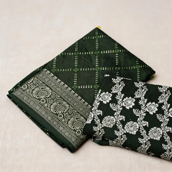 Bottle_Green_Viscose_Mysore_Crepe_Sequin_Zari_Woven_Saree_For_Women