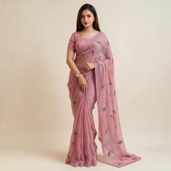 Dusty_Rose_Melbourne_Simmer_Silk_Kashmiri_Embroidery_Swarovski_Saree_For_Women